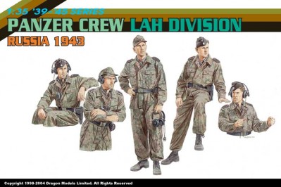 Dragon 6214 Panzer Crew Lah Division Russia 1943 1/35