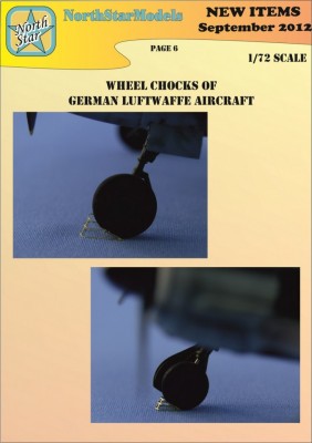 Northstarmodels ns72017 Wheel chocks of German Luftwaffe aircrafts 1/72