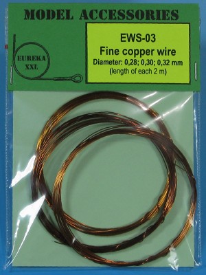 EUREKA XXL EWS-03 Fine copper wires 0.28 mm / 0.30 mm / 0.32 mm