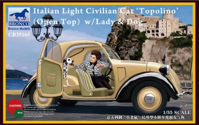 Bronco CB35165 Italian Light Civilian Car (Open Top) 1/35