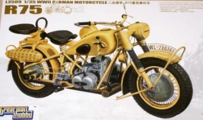 Great Wall Hobby L3509 R75 with Sidecar(два мотоцикла в наборе) 1/35