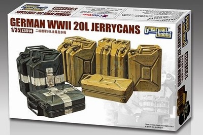 Great Wall Hobby L3514 German 20L Jerrycans 1/35