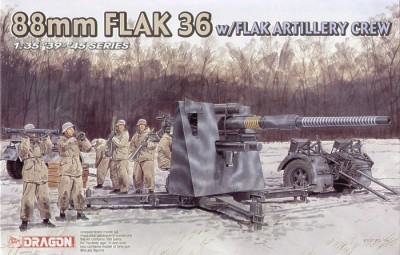 Dragon 6260 1/35 8.8 cm Flak 36 w/Flak artillery team