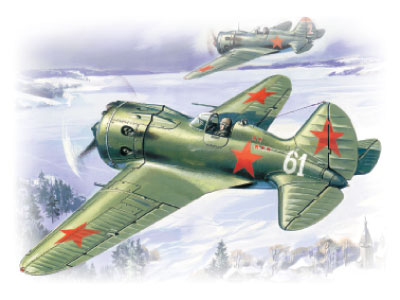 ICM 72071 И-16 тип 24, советский истребитель II Мировой войны, 1/72