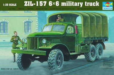 Trumpeter 01001 ZIL-157 6X6 military truck