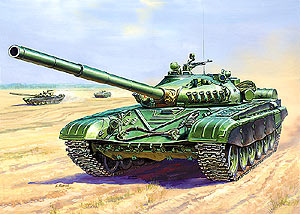 Звезда 3552 Советский танк Т-72А, 1/35