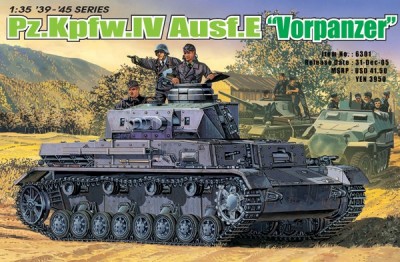 DRAGON 6301 Pz.Kpfw.IV Ausf.E Vorpanzer, 1/35