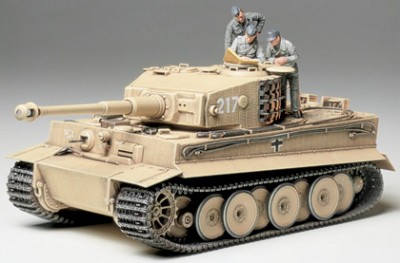 Tamiya 35202 German Tiger I Tank Mid Production Kommandant Otto Carius, 1/35