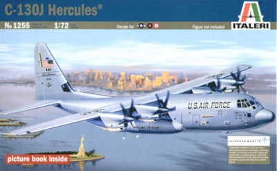 Italeri 1255 Самолет C-130J Hercules, 1/72