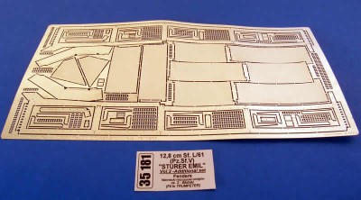 Aber 35 181 12,8 cm Sf. L/61 (Pz.Sf.V) "STURER EMIL" Vol.2 Additional set, Fenders