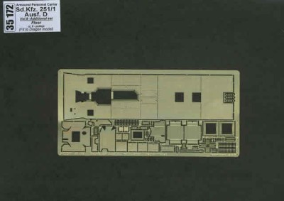 Aber 35 172 Armoured Personnel Carrier Sd.Kfz. 251/1 Ausf. vol.6 Add. set - Floor