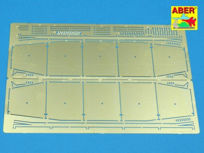 Aber 35 A18 Side skirts for Panzer IV Ausf.G and for Sturmpanzer IV "Brummbar