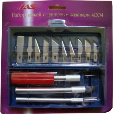 JAS 4004 Набор ножей с цанговым зажимом, 13 предметов