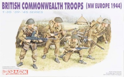 DRAGON 6055 British Сommonwealth troops (NW Europe, 1944) 1/35
