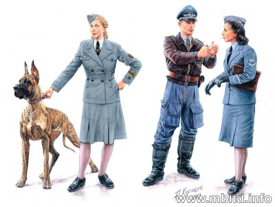 MasterBox MB3557 "Women at War: Germany, Luftwaffe Helferinnen" 1/35