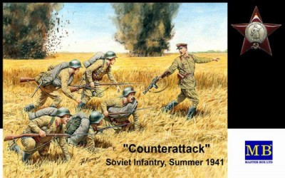 MasterBox MB3563 Атака, советская пехота, 1941 1/35