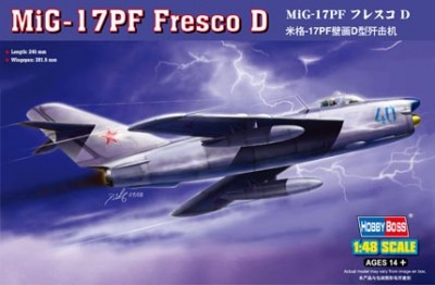 Hobby Boss 80336 Самолет  MIG-17PF Fresco D (Hobby Boss) 1/48