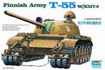 Trumpeter 00341 T-55 with KMT-5 1/35