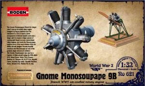 RODEN 621 Gnome Monosoupape 9B engine 1/32