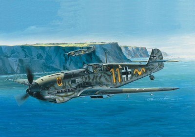 Моделист 207209 Немецкий истребитель Мессершмитт Bf-109E 1/72