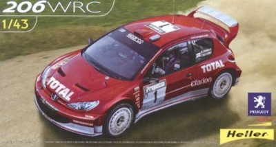 Heller 80113 Пежо 206 WRC 03 1/43