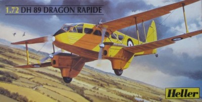 Heller 80345 de Havilland DH 89 Dragon Rapide 1/72