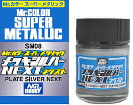 Mr. Color Super Metallic SM08 Super Plate Silver