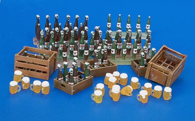 PlusModel PM220 Beer bottles and crates 1/35