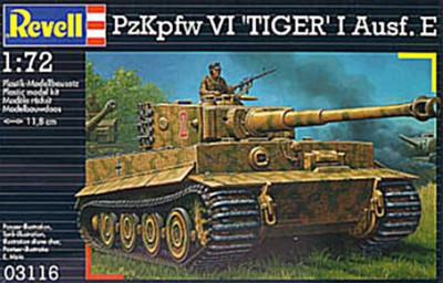 Revell 03116 Германский танк "PzKpfw IV "Tiger" I Ausf.E" 1:72