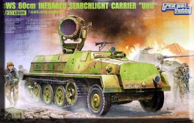 Great Wall Hobby L3511 WWII German sWS 60cm Infrared Searchlight Carrier "UHU", 1/35