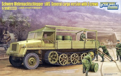Great Wall Hobby L3512 S Resin Tarp for Schwere Wehrmachtschlepper sWS