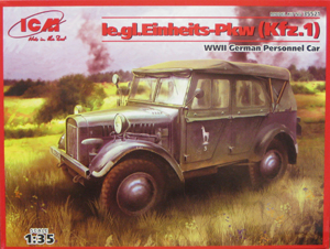 ICM 35521 le. gl. Einheits-Pkw (Kfz.1) WWII немецкий автомобиль, 1/35