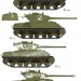 Colibri Decals 35079 M4A2 Sherman (76) - in Red Army. Part IV