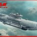 ICM S.007 U-boat Type XXVIIB Seehund (late) WWII German Midget Submarine, 1/72