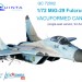 Quinta Studio QC72002 Набор остекления МиГ-29, 2 шт (для моделей Звезда 7278 и 7309)